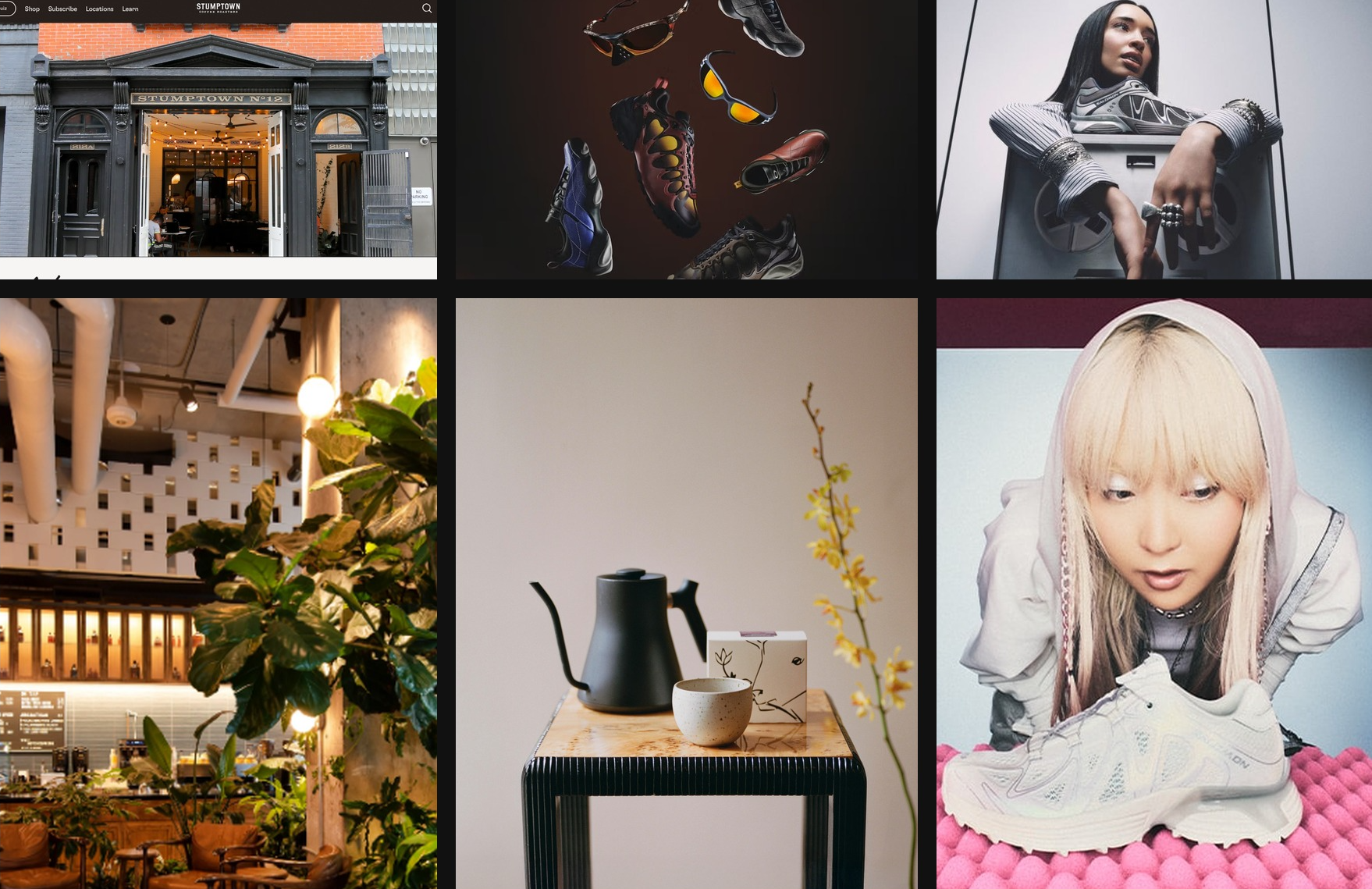 Мудборд, сгенерированный GPT-5.4 в Codex — пример визуальных референсов для фронтенд-дизайна