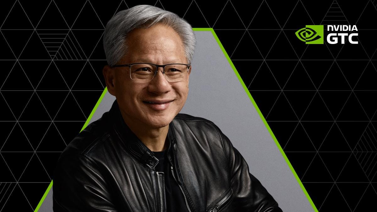 Дженсен Хуанг на официальном изображении NVIDIA GTC 2026