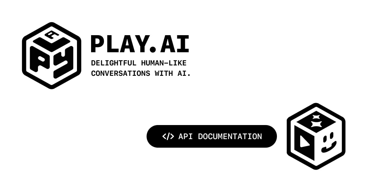 Официальная карточка PlayAI API Documentation
