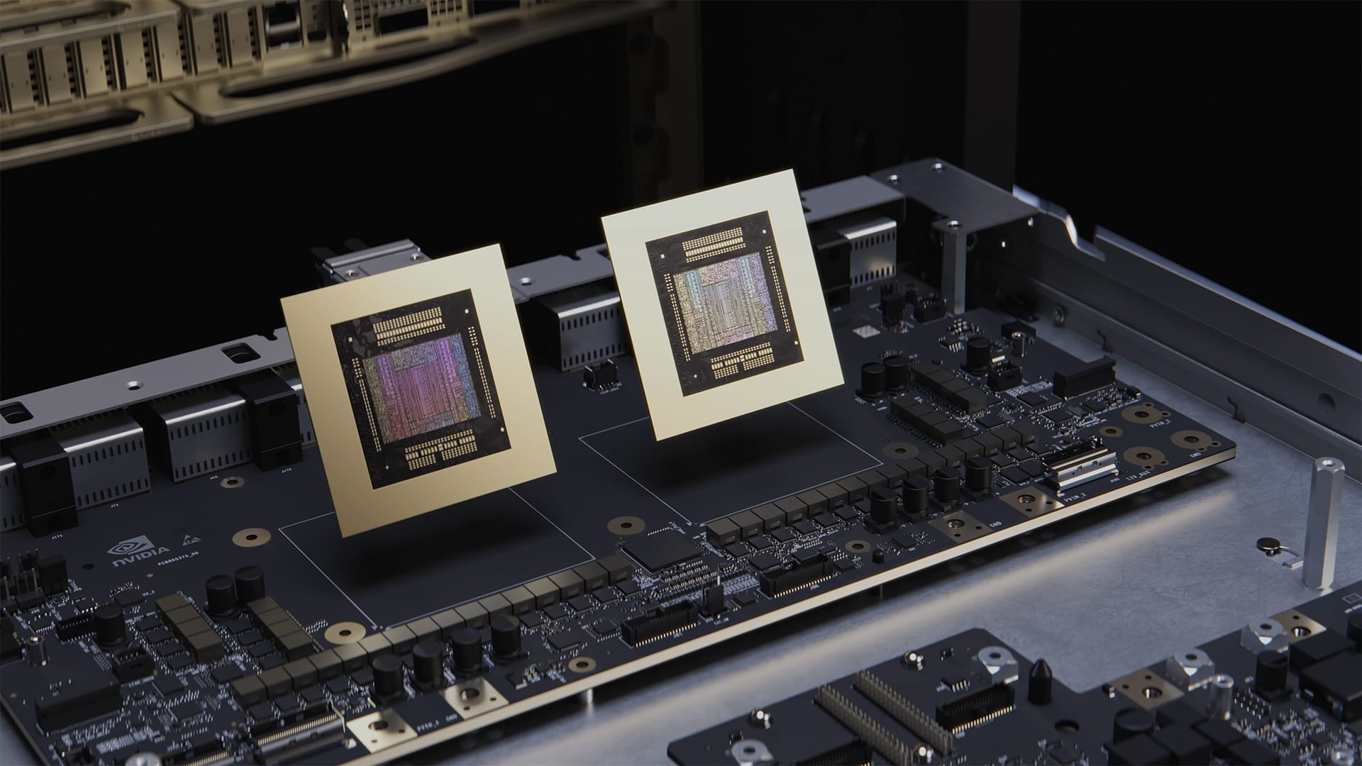 Плата NVIDIA NVLink Fusion с несколькими чипами