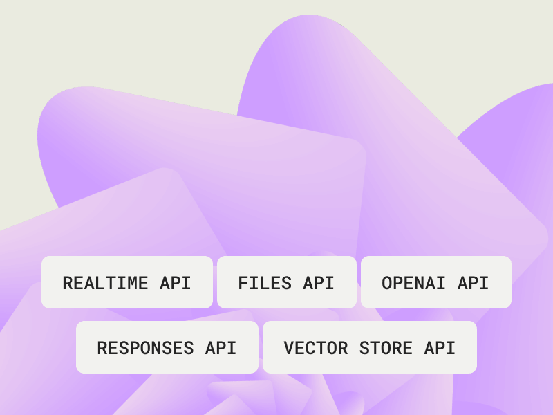 Официальный графический блок Yandex AI Studio с Responses API, Files API, OpenAI API и Vector Store API
