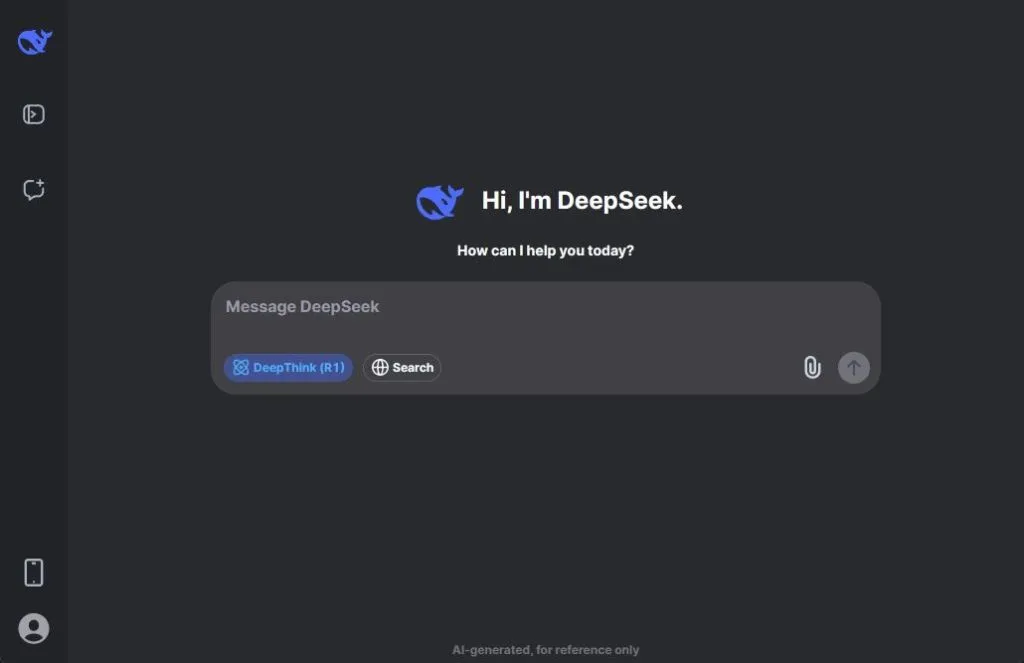 DeepSeek на русском: интерфейс чат-бота с моделями V3 и R1