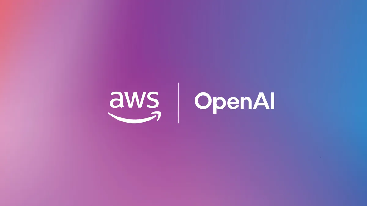 OpenAI в AWS Bedrock: официальный визуал AWS и OpenAI с логотипами компаний