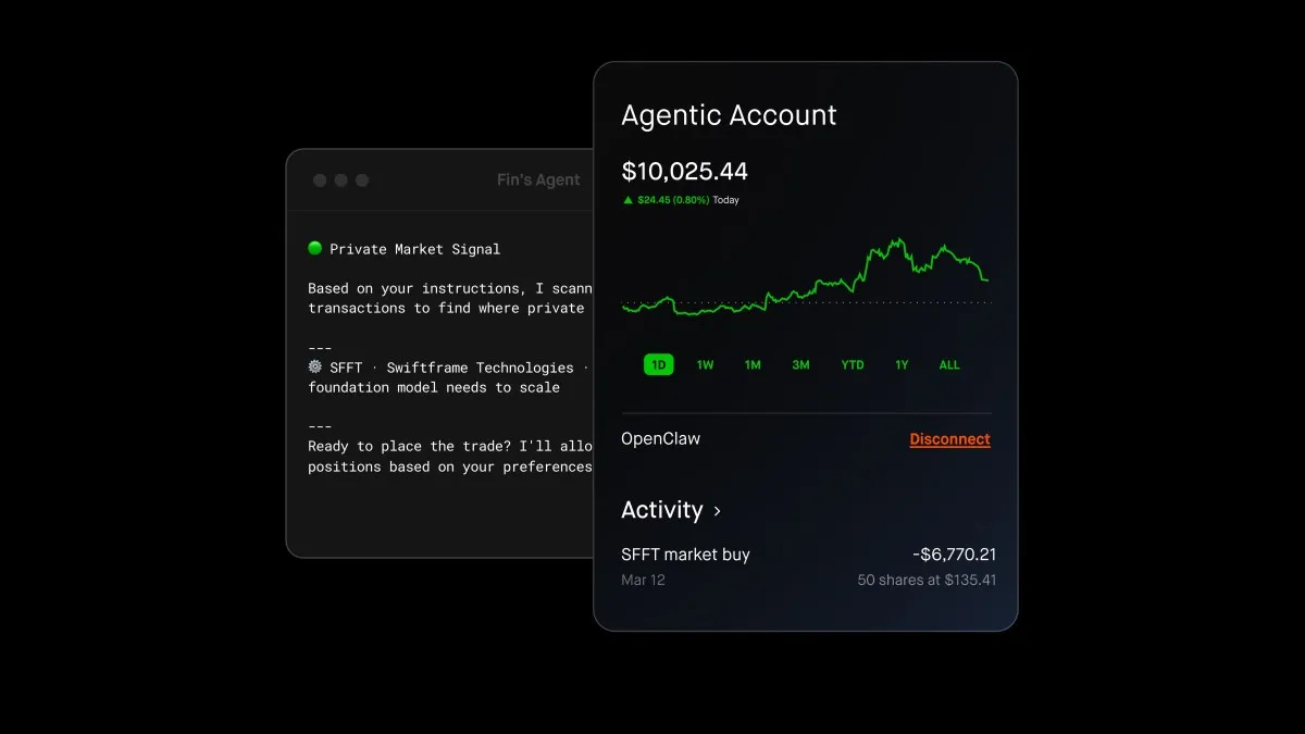 AI-агенты Robinhood и интерфейс Agentic Trading account