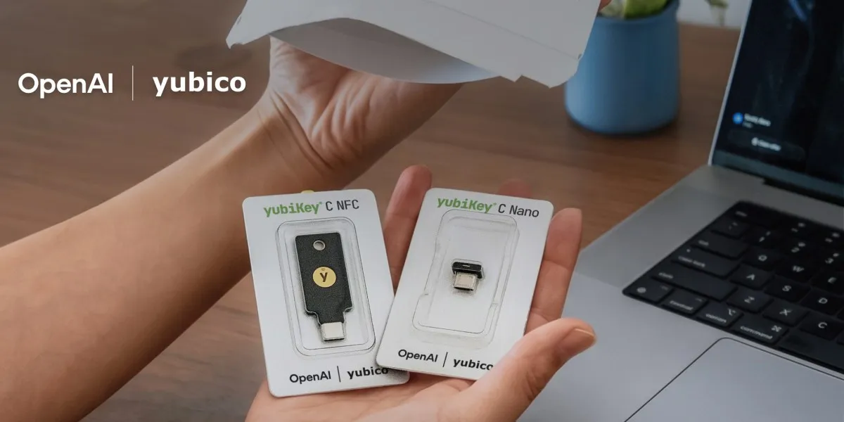 Кастомные ключи OpenAI и Yubico YubiKey C NFC и YubiKey C Nano для Advanced Account Security