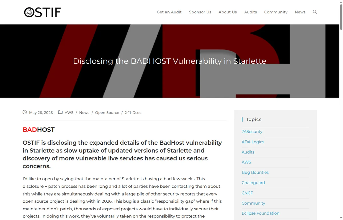 BadHost CVE-2026-48710 и риск для MCP-серверов и AI-агентов