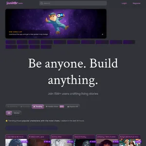 Janitor AI — платформа для чат-ботов с ИИ-персонажами