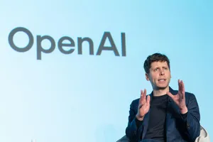 CEO OpenAI Сэм Альтман на мероприятии с SoftBank