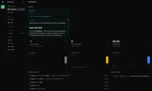 Paperclip — ИИ-компания из 8 агентов: интерфейс управления задачами
