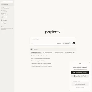 Perplexity AI — интерфейс ИИ-поисковика с ответами и ссылками на источники