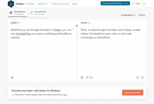 ИИ-переводчик интерфейс