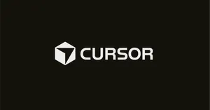 Официальный логотип Cursor на темном фоне