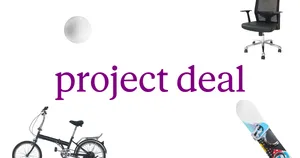 Anthropic тестирует агентный маркетплейс Project Deal: официальная иллюстрация с предметами офисного обмена