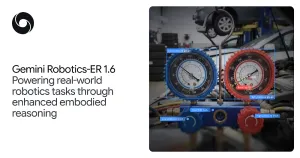 Gemini Robotics-ER 1.6 от Google DeepMind для чтения приборов роботами