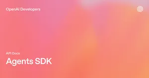 ИИ для разработчиков: официальная обложка OpenAI Developers Agents SDK