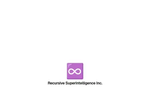 Официальный сайт Recursive Superintelligence Inc. с логотипом бесконечности
