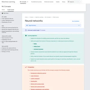Нейросети: модуль Neural Networks в Google Machine Learning Crash Course