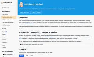 Официальная страница SWE-bench Verified