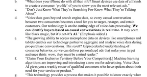 Фрагмент жалобы FTC с утверждениями Active Listening AI о голосовых данных и рекламе