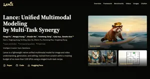 Официальная обложка проекта ByteDance Lance с примерами text-to-video, video editing и video reasoning