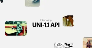 Официальная обложка Luma к запуску Uni-1.1 API