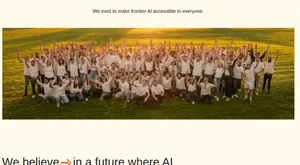 Команда Mistral AI на официальной странице About