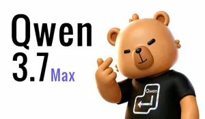 Официальная обложка Qwen3.7-Max из анонса Alibaba Cloud