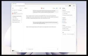 Скриншот интерфейса Microsoft Scout в Copilot с задачами, интеграциями Outlook, Teams и OneDrive
