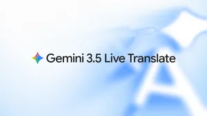 Официальный визуал Google с надписью Gemini 3.5 Live Translate