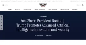 Белый дом и госдоля США в OpenAI: страница об указе по продвинутому ИИ