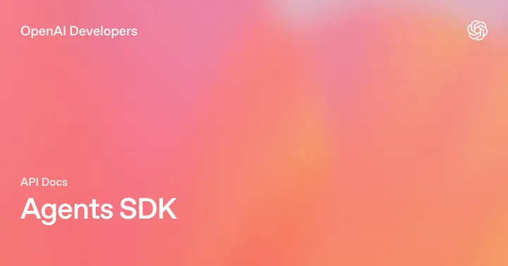 ИИ для разработчиков: официальная обложка OpenAI Developers Agents SDK