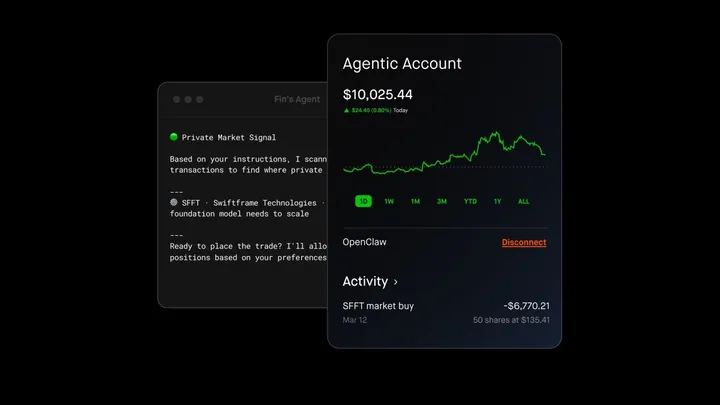 AI-агенты Robinhood и интерфейс Agentic Trading account