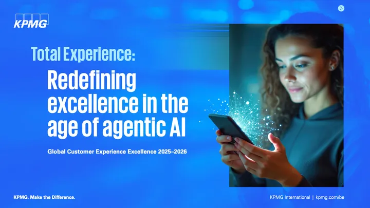 Обложка AI-отчёта KPMG Total Experience, снятого после проверки галлюцинаций ИИ