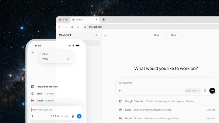 ChatGPT Work OpenAI как рабочая агентная среда для документов, задач и подключённых приложений