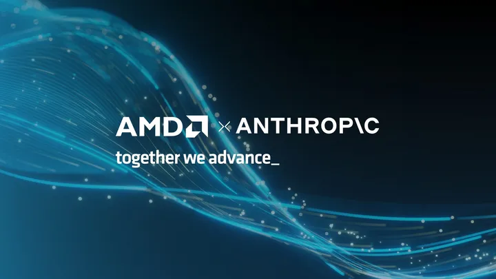 Официальная иллюстрация партнёрства AMD и Anthropic по ускорителям MI450