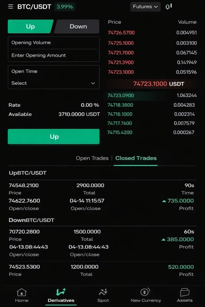 Поддельный интерфейс криптовалютной торговли из расследования OpenAI